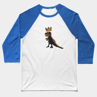 8 Bit Basquiat Baseball T-Shirt